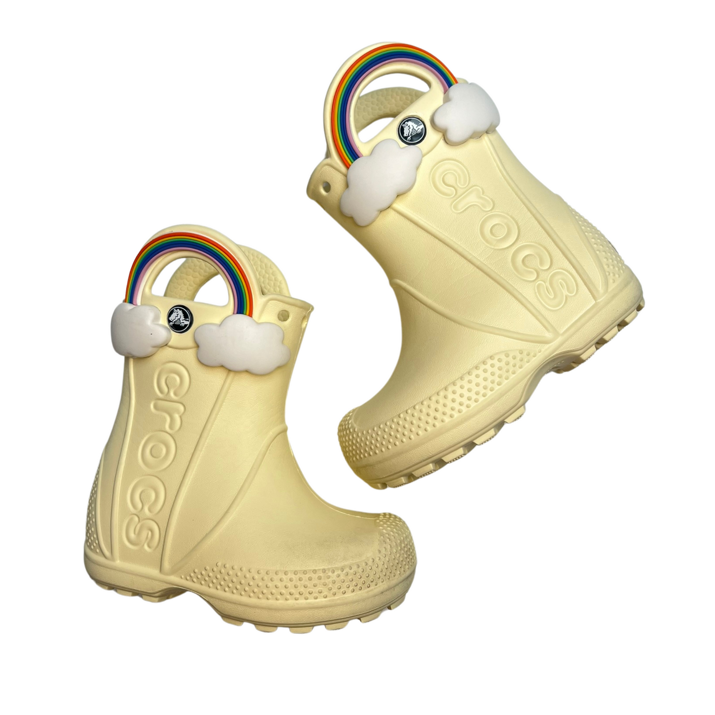 Rainbow Croc Boots (Size c6)