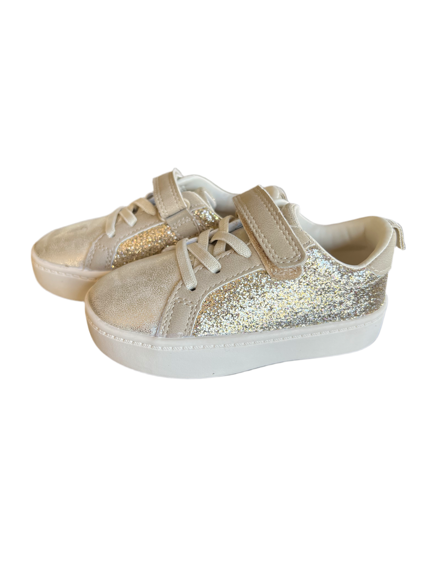 Carters Gold Glitter Sneakers (7)