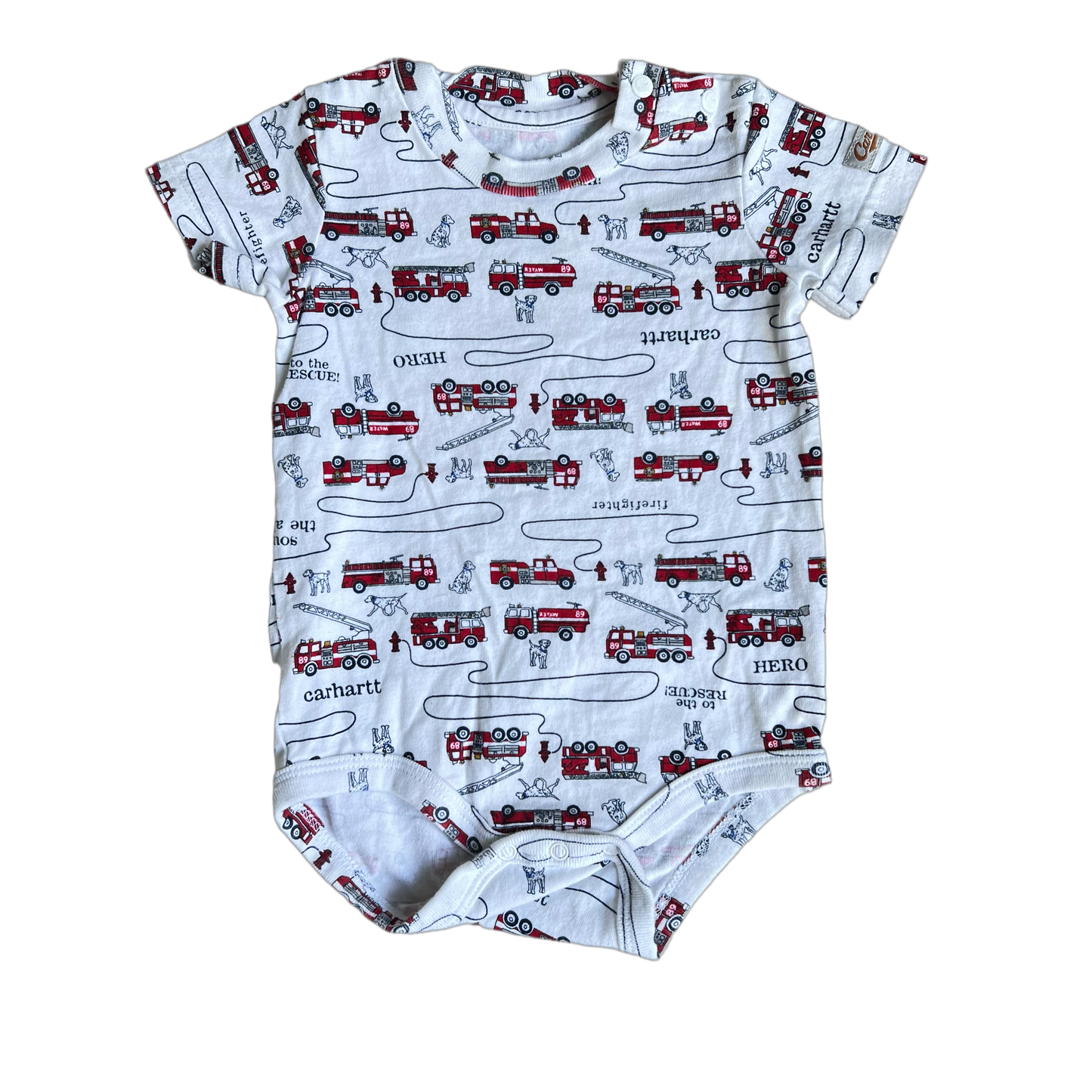 Carhartt Fire Truck Onesie