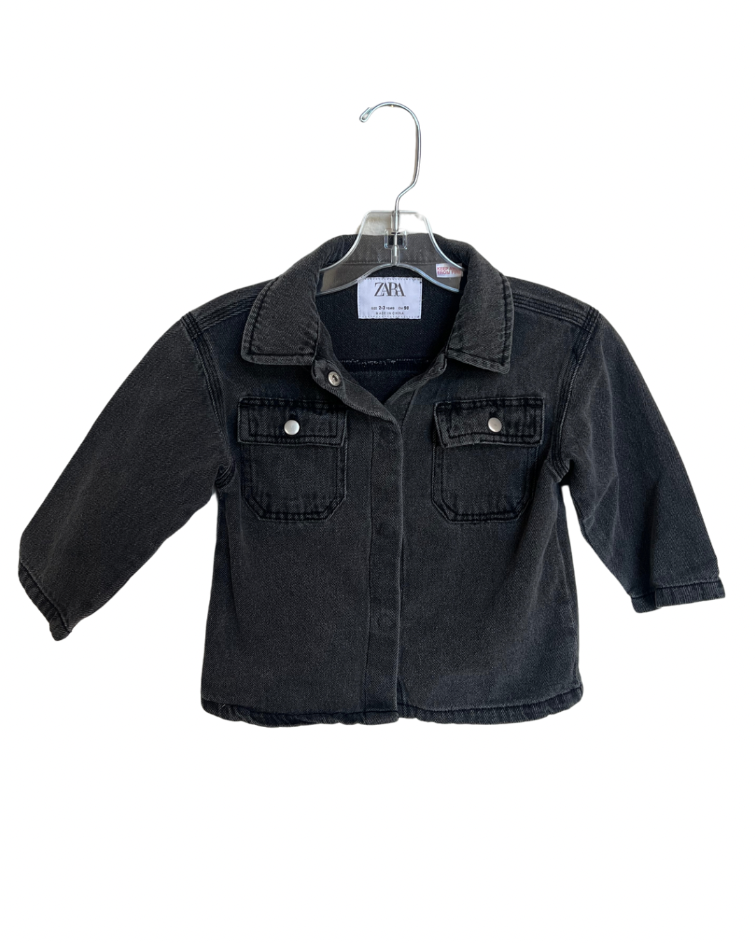 Zara Black Jean Jacket (2T/3T)