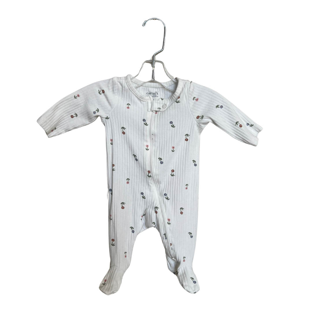 Carters Floral Sleep + Play (3 Mo.)