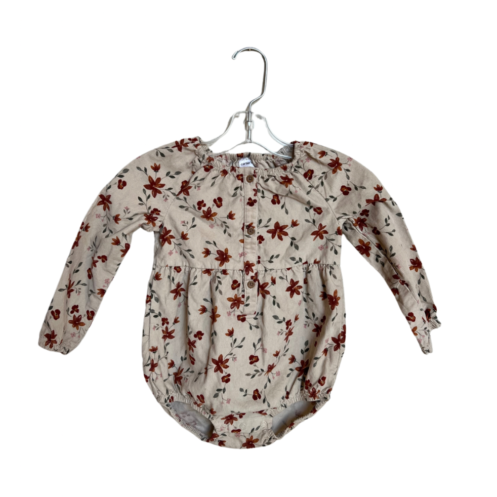 Carters Floral Body Suit (24 Mo.)