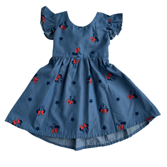 Disney Minnie Mouse Denim Dress (18 Month)