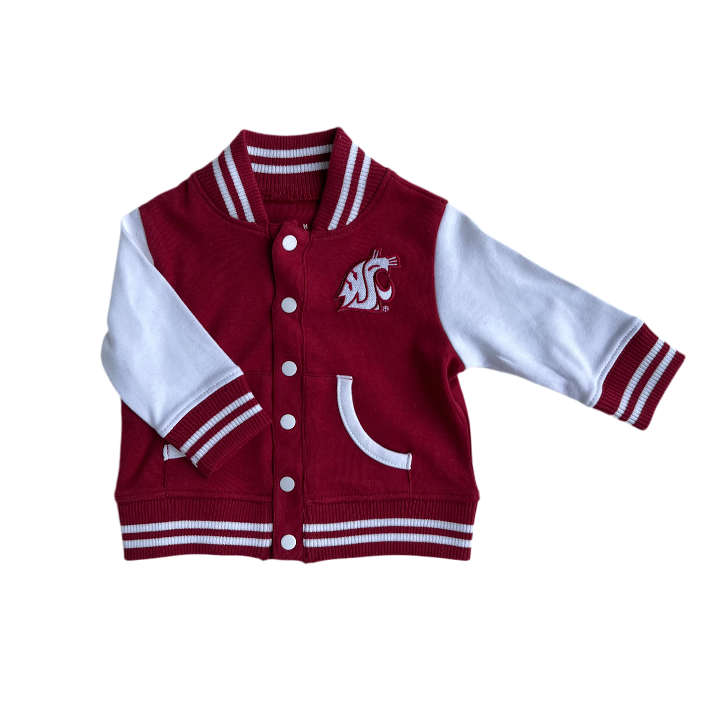 WSU Cougar Varsity Jacket (0-3 Month)