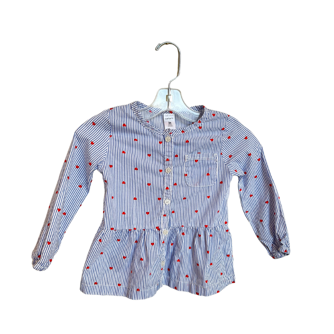 Carters Heart Top (3T)