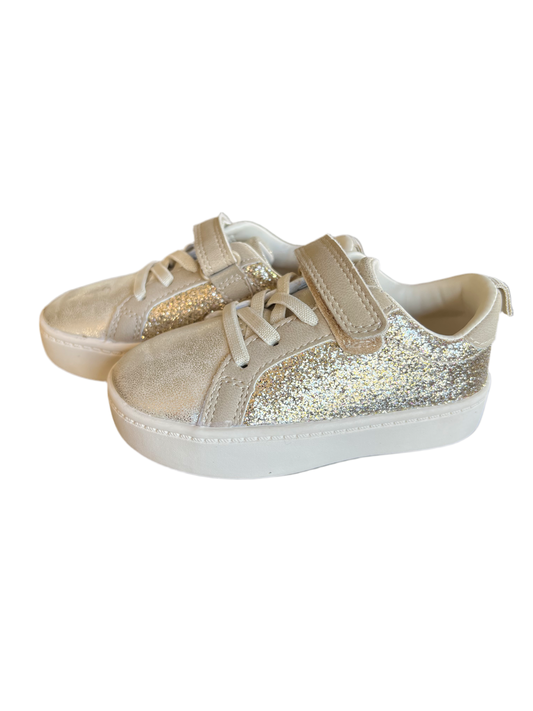 Carters Gold Glitter Sneakers (7)