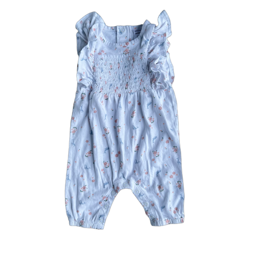 Nordstrom Floral Whale Body Suit (Newborn)